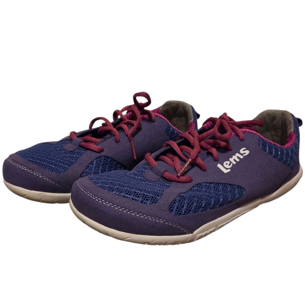 Lems Shoes Primal 2 Violet Purple Lace Up Wide Toe Box Barefoot Low Top Size 41